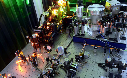  Laser stabilization set-up.